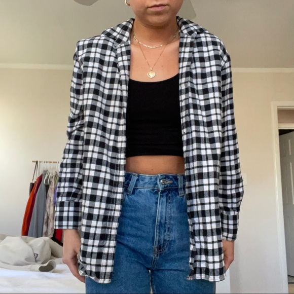 Madewell Plaid Flannel Shirt - Picture 1 of 5